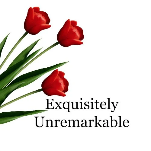 Exquisitely Unremarkable Red Tulips Logo