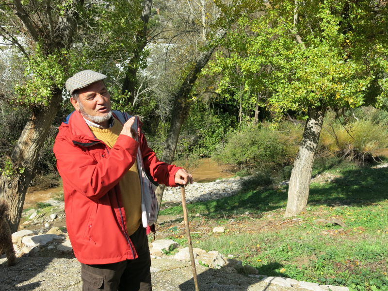 Explicación en plena naturaleza. Serranía Ronda
