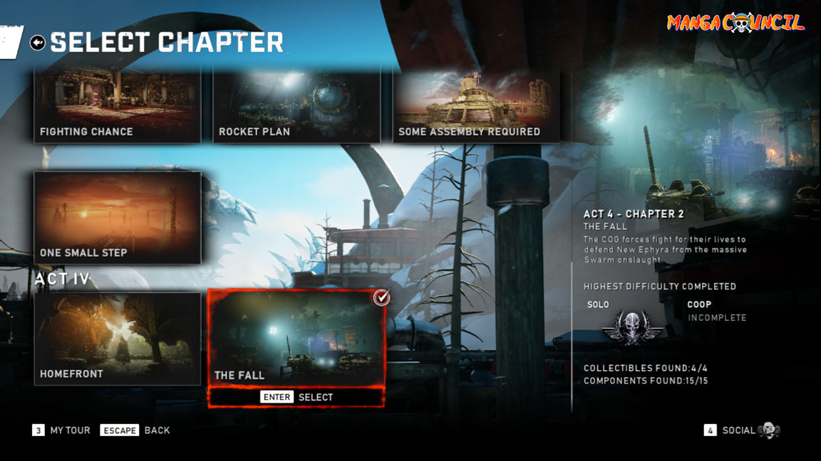 Gears 5 Save Game Manga Council