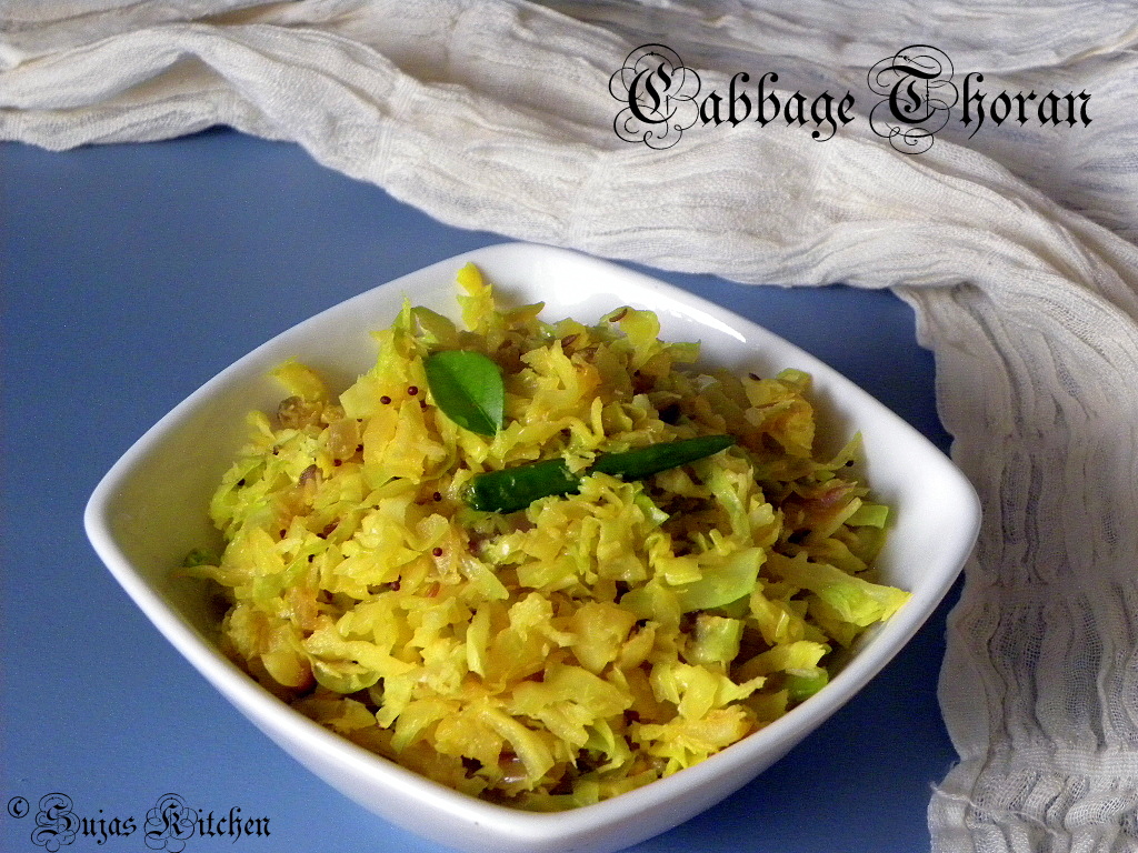 Sujas Kitchen Cabbage Thoran/Stir fry