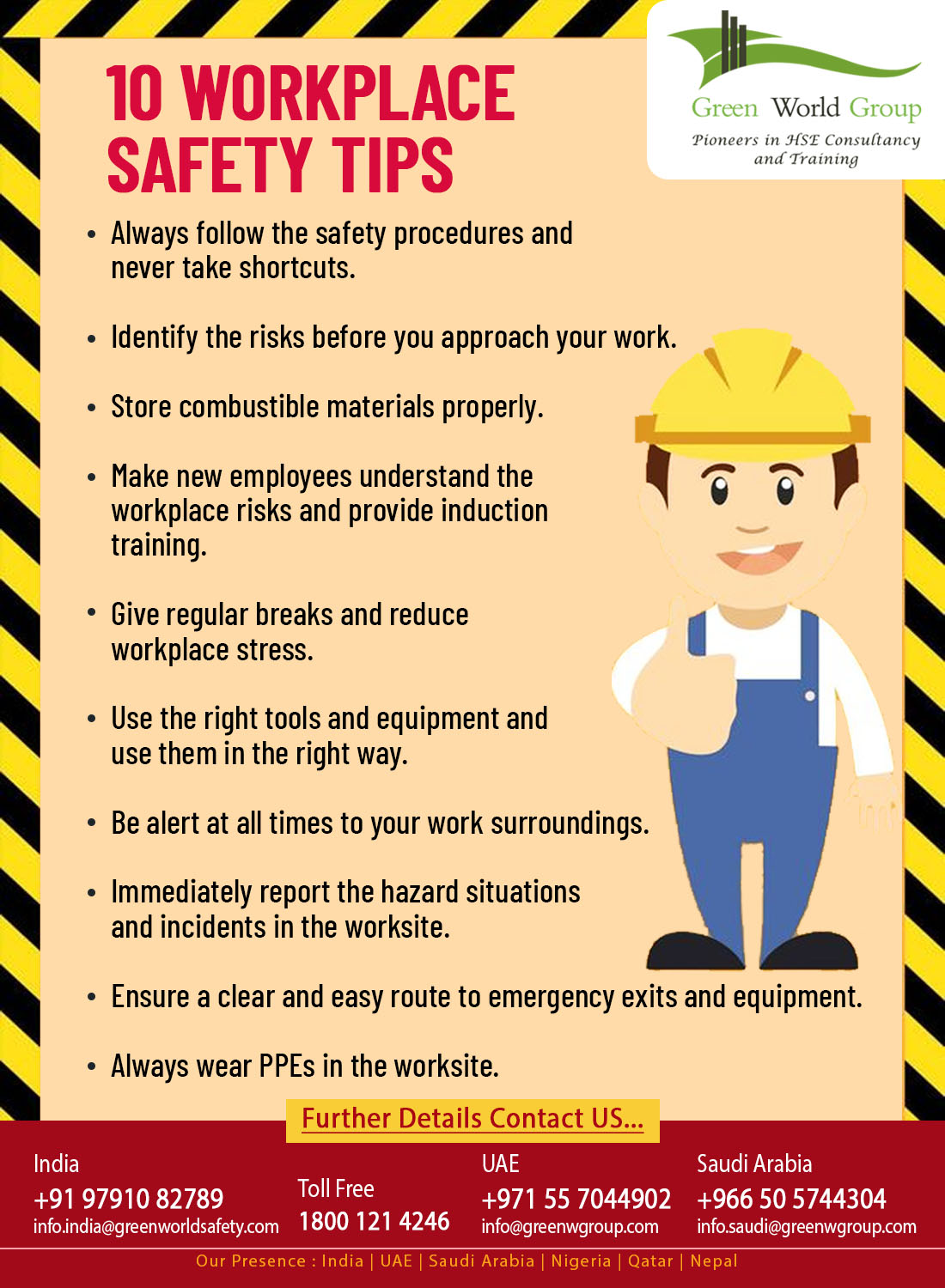Workplace Safety Tips Gwg