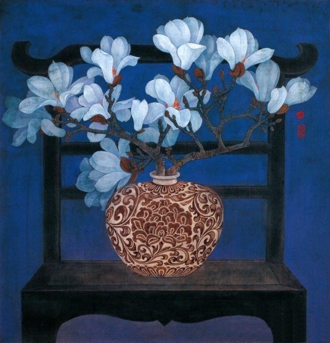 Выставка китайского художника. Китайская художница Chen Huimin (1943). Художник Chen Huimin, Китай. Синтун Чен художник. Китайская живопись цветы.