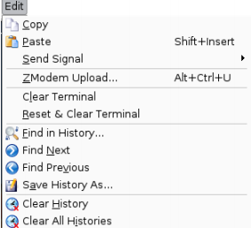 Menu Edit Menu Edit