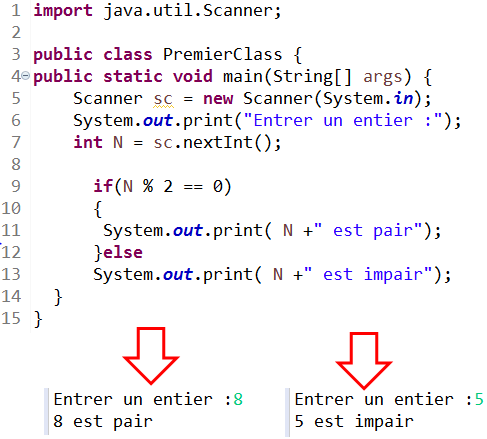 les exercices en java