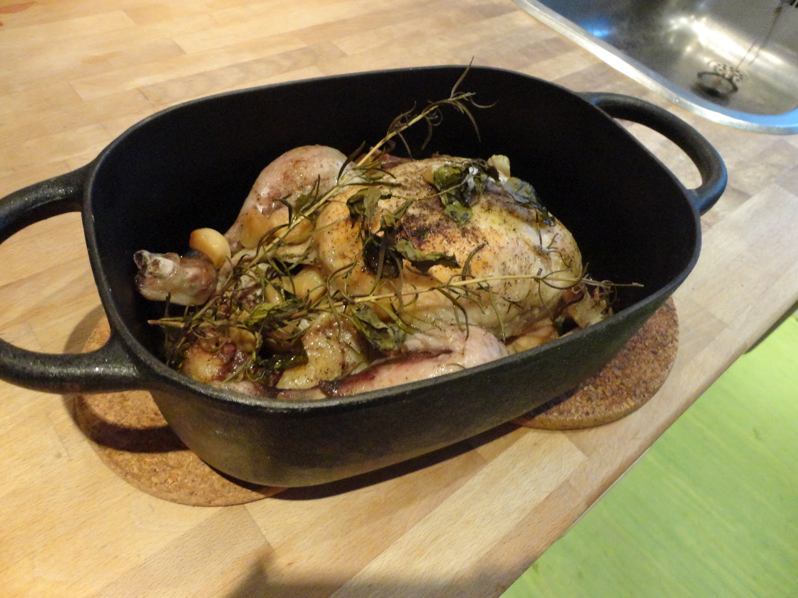 Madoghave Provence kylling med 40 fed hvidløg