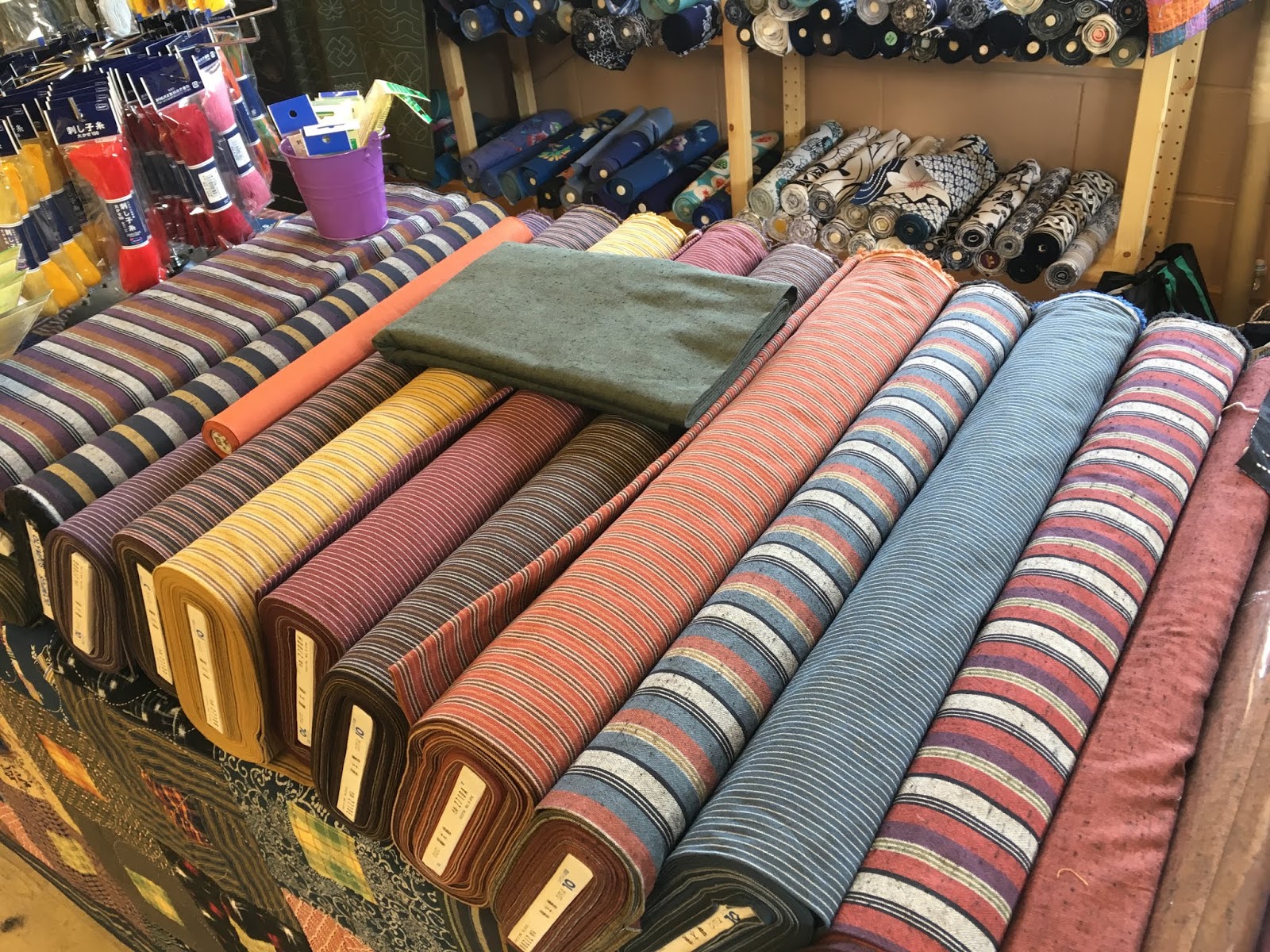 sashiko and other stitching World Textile Day Scotland