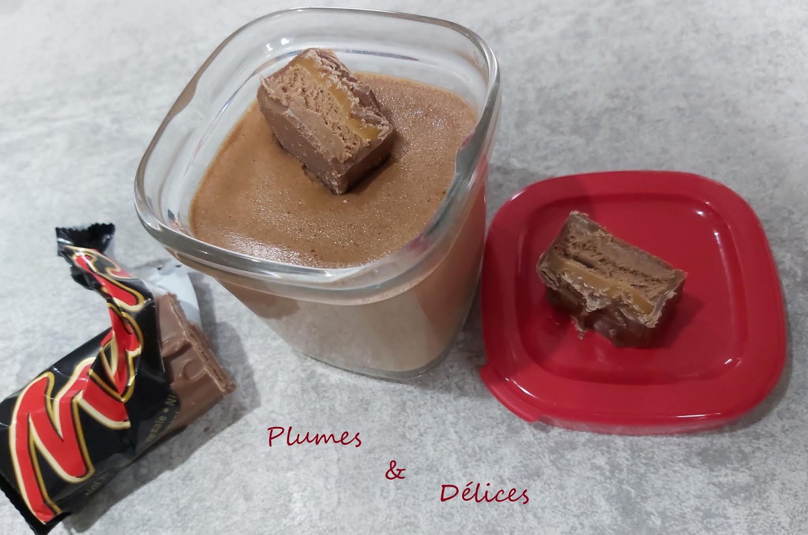 Plumes & Délices crème dessert aux mars