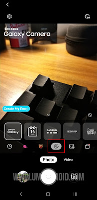 Menambahkan Watermark Shot On Samsung Galaxy  Cara Menampilkan Merek HP di Hasil Foto Samsung Tanpa Apps