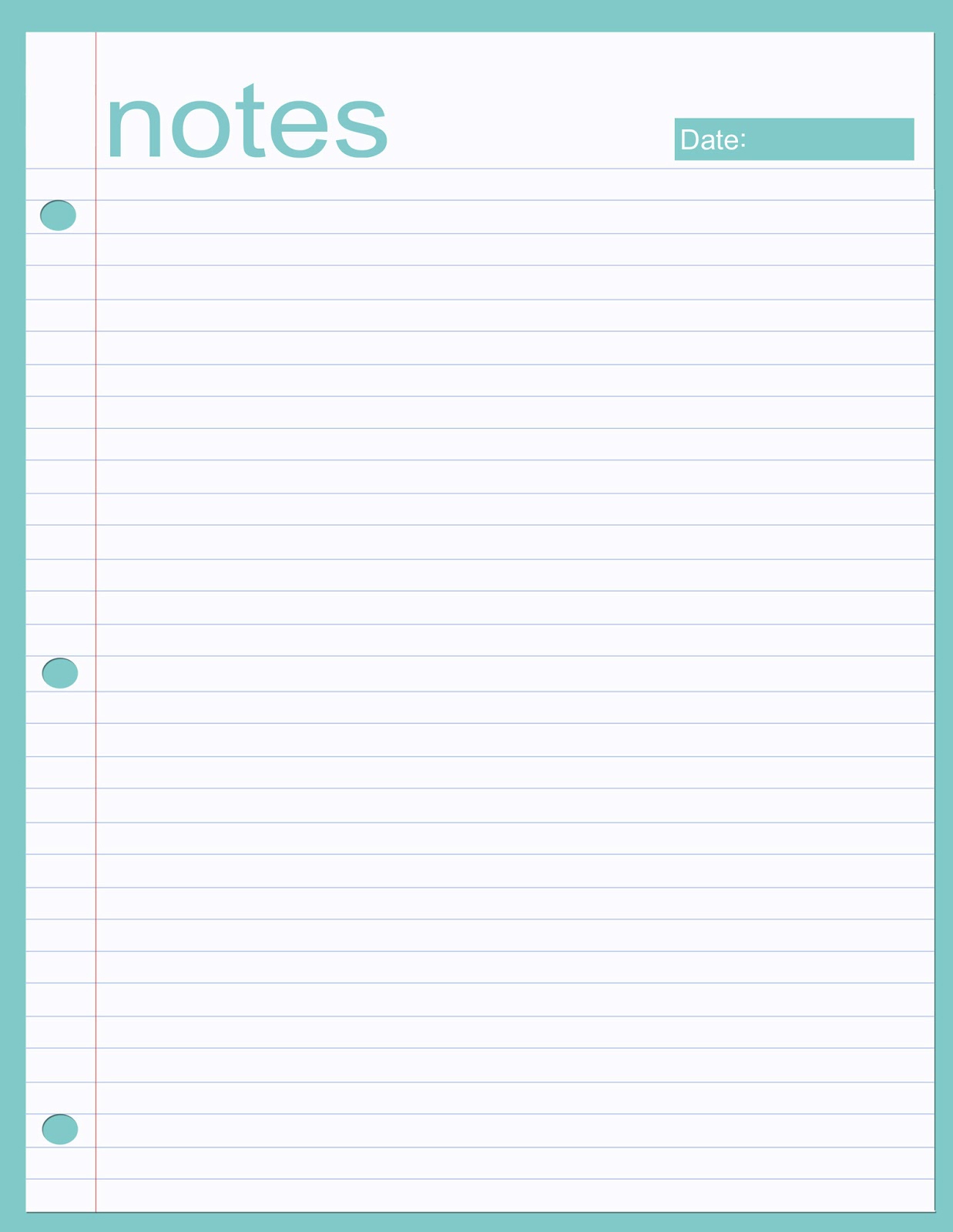 Sample, Example & Format Templates 10 Notes \u2013 pdf printable note
