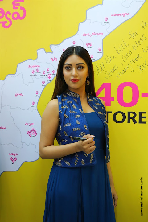 Anu Emmanuel launches B New Mobile Store at Bapatla