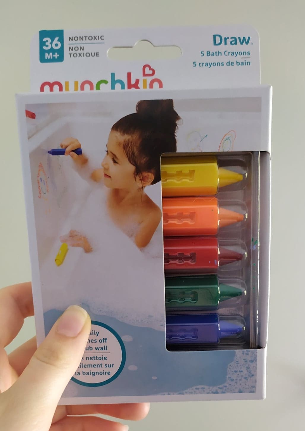 Testé les Bath Crayons pour dessiner dans le bain – Souris…Maman