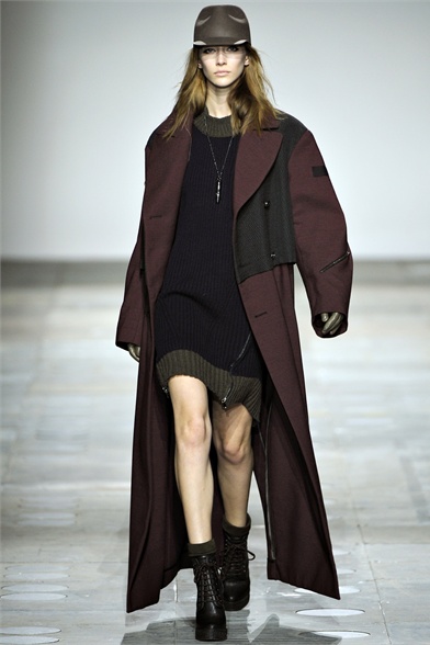 The Stylist Den: Rain, Uniforms and Lana Del Rey Look alikes at LFW AW12