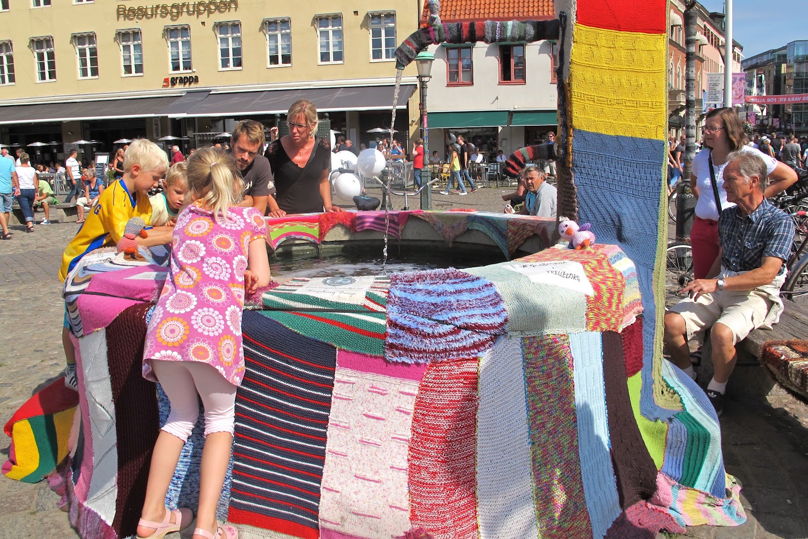 Hill Valley Quilter Stickning Malmö festivalen /Knitting in Malmö Festival
