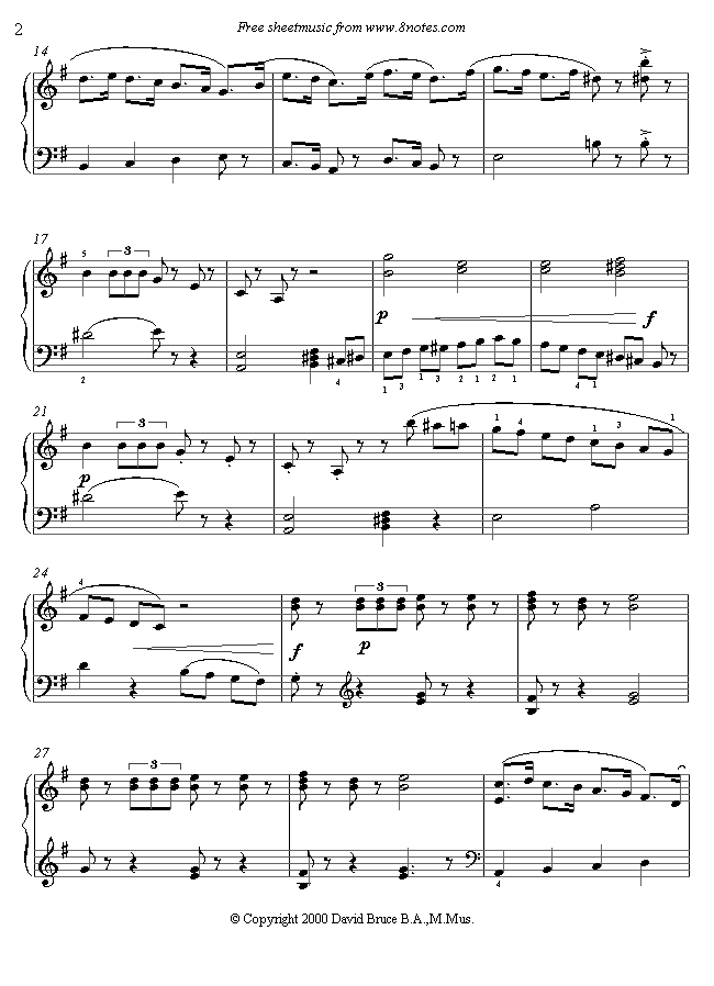 March From 'The Nutcracker' Piano Chords Pianist Girl