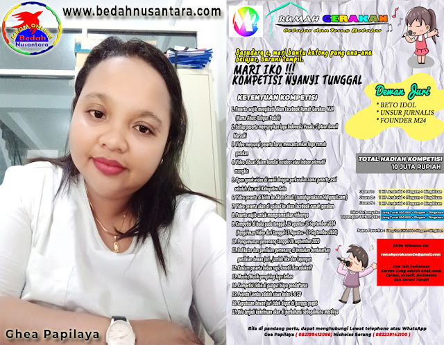 Peduli Pendidikan Dan Anak, Rumah Gerakan M24 Laksanakan Lomba Nyanyi Tunggal Berhadiah HP Android 1 M24%2BLomba