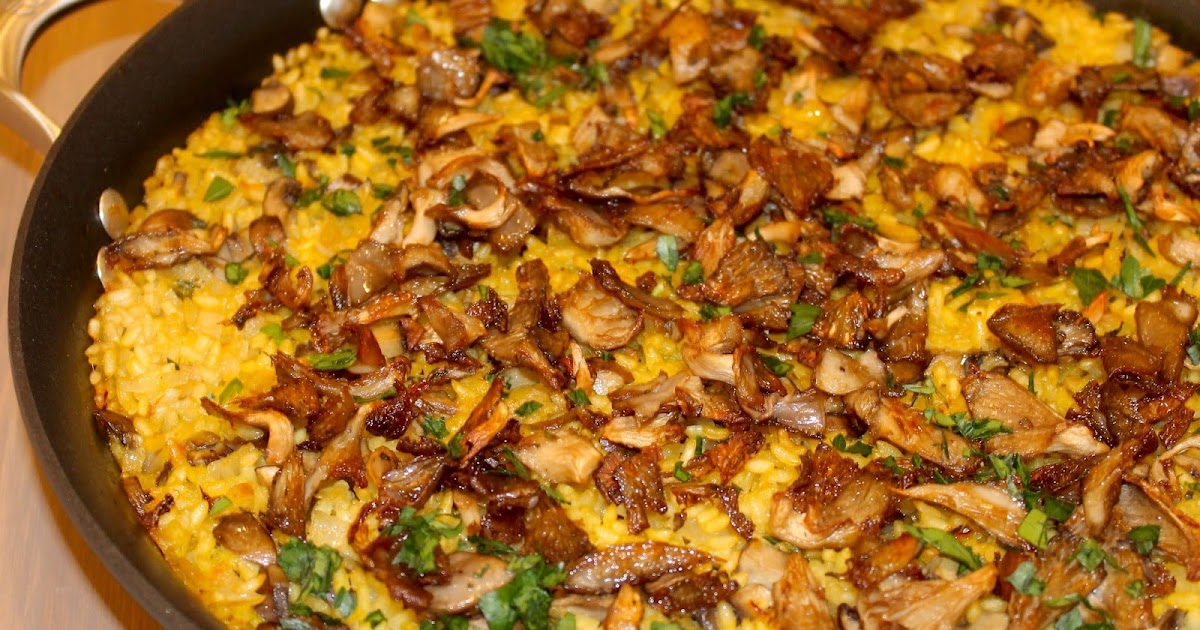 Beyond My Recipes Mushroom Paella