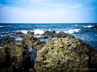 Rural Rocky Fishing Beach Ecology At Umeanyar Village, North Bali, Indonesia