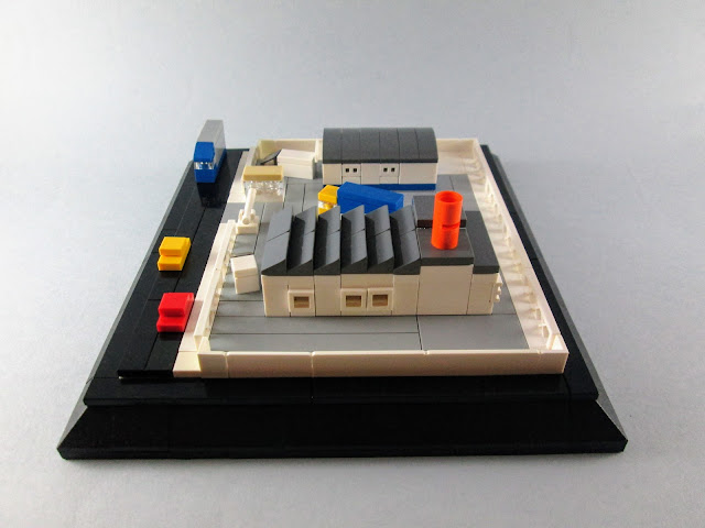 MOC LEGO Fábrica em micro escala