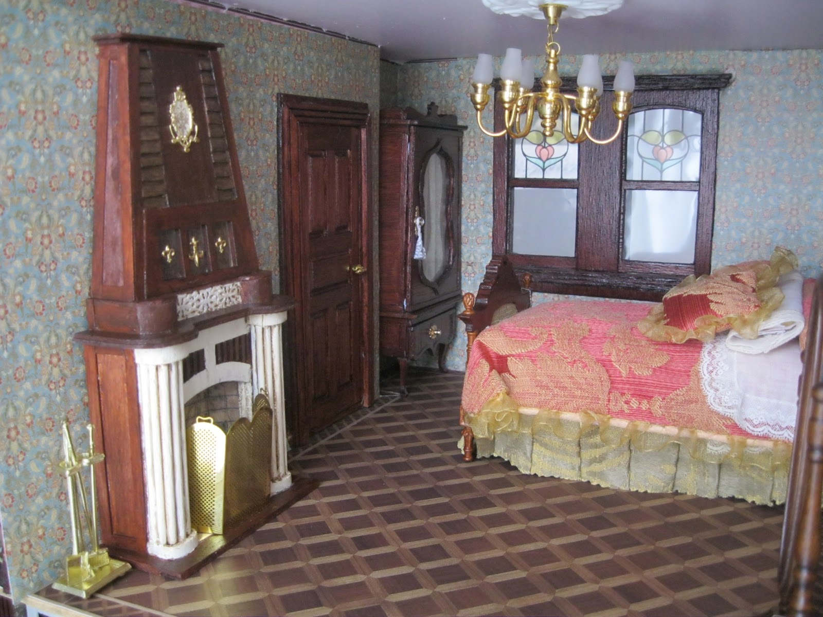 MI MUNDO EN MINIATURA: CHIMENEA EN LA HABITACION