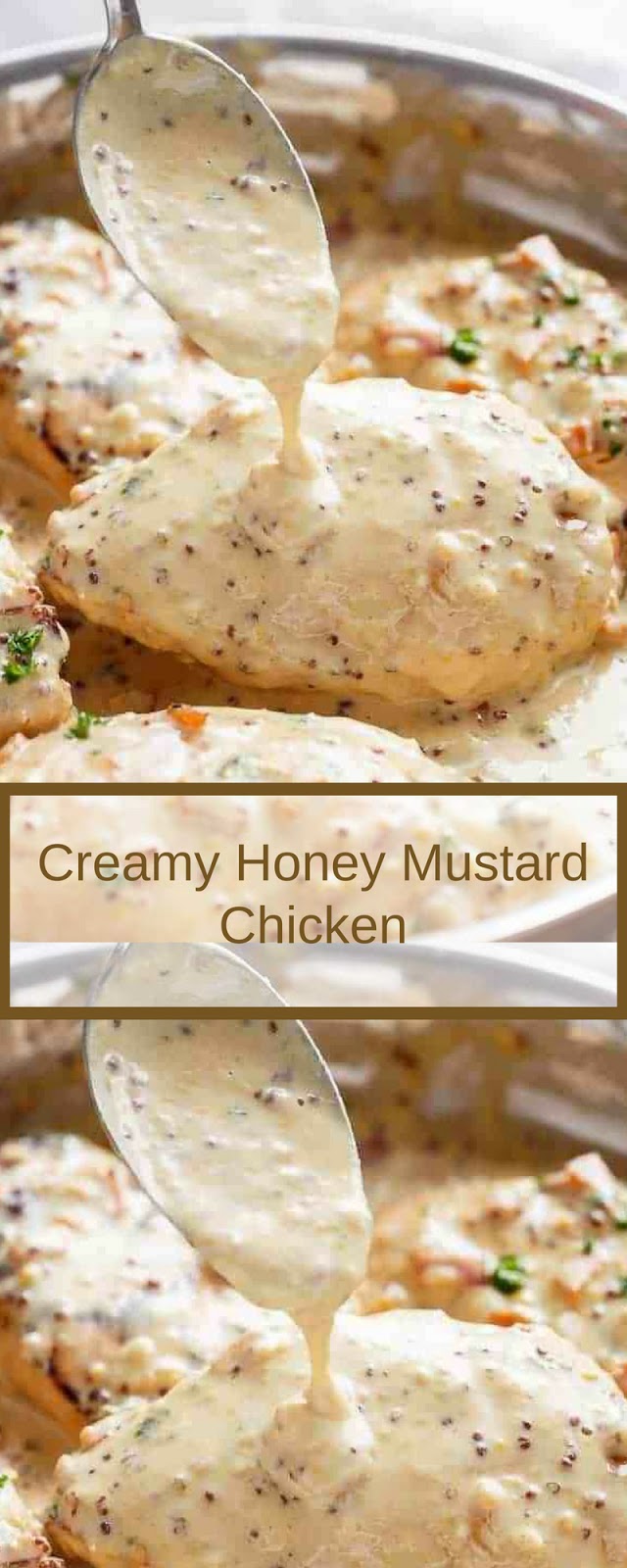 creamy honey mustard chicken with crispy bacon Home Delicious Recipe