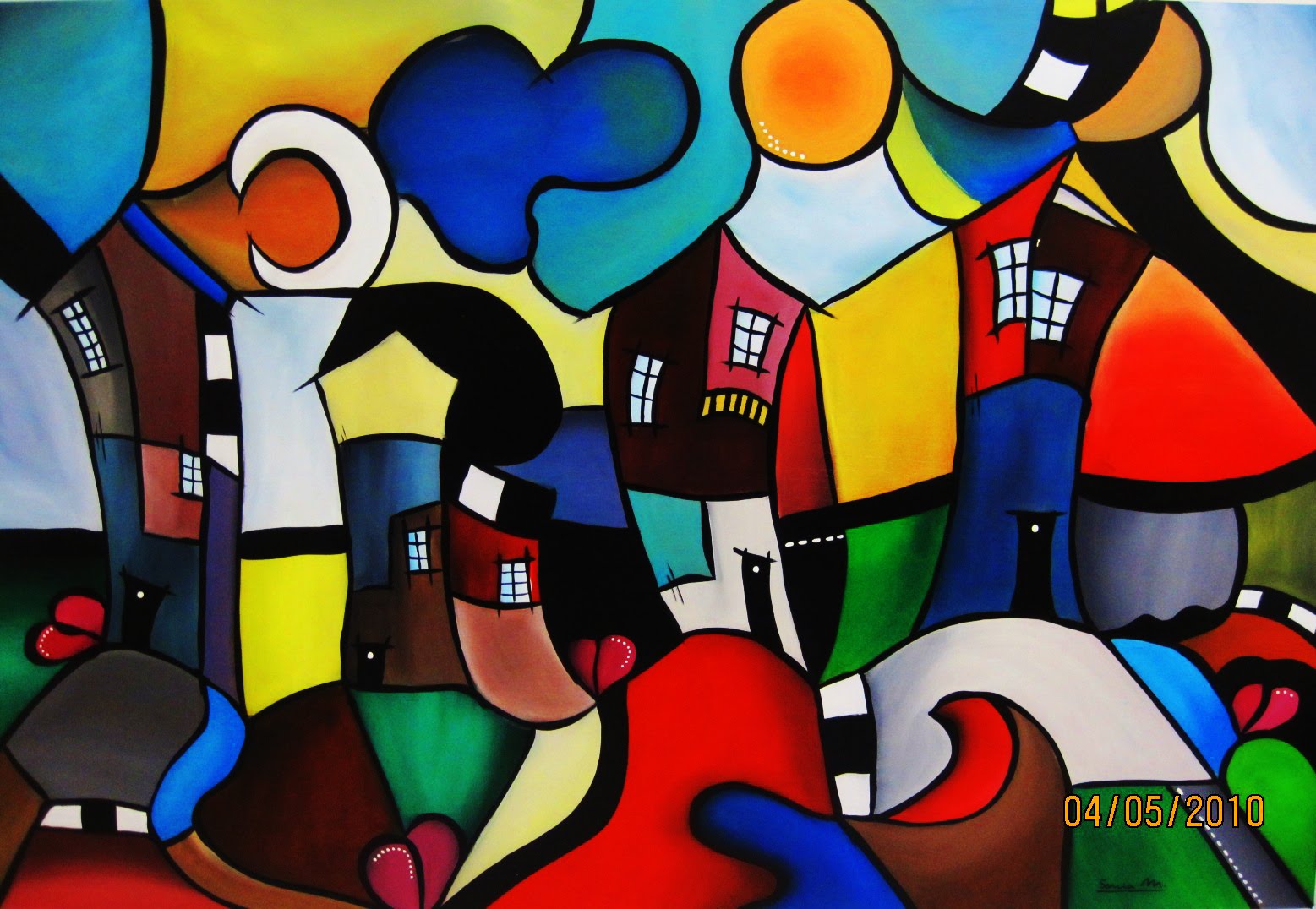 1c tecnicas de pintura: Abstracto