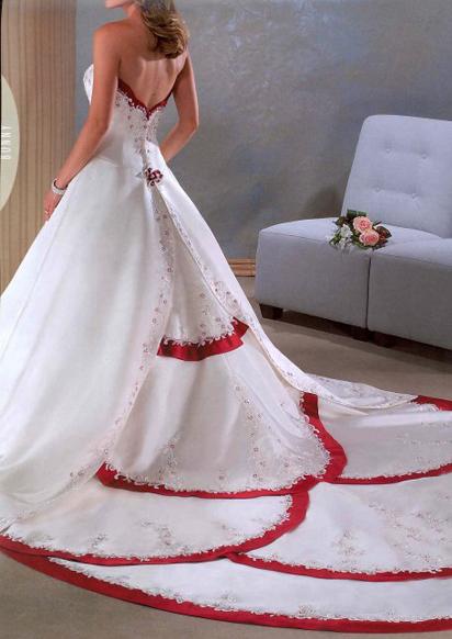 LOVE, The beauty of the soul: WHITE &amp; RED WEDDING DRESSES