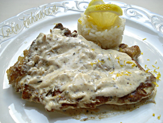 Lemon and pepper veal cutlets. by Laka kuharica: delicious, aromatic and refined!