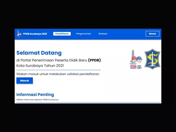 Ppdb online smp surabaya 2021