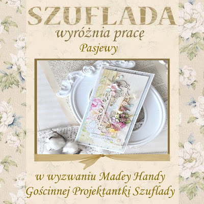 moja praca wygrała wyzwanie Gościnnej Projektantki Szuflady!