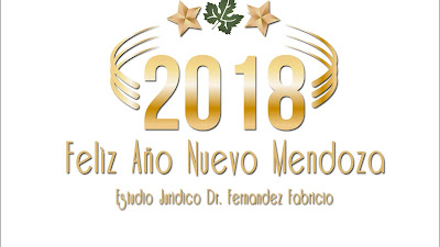 Feliz año nuevo 2.018 - Estudio Jurídico Dr. Fernandez Fabricio