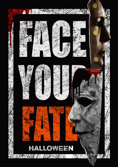 Download The Horrors Of Halloween An Orange And Black Halloween 2018 PSD Mockup Templates