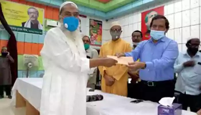 Distribution of government gifts to imams of 726 mosques in Madarganj মাদারগঞ্জে ৬২৬টি মসজিদের ইমামদের সরকারের উপহার বিতরণ