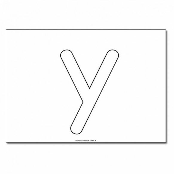 Bubble Letters Lowercase Y - Formal Letters