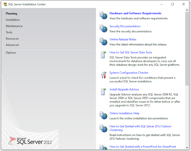 Cara Install SQL Server 2012