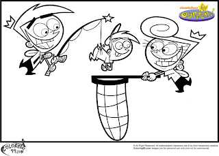 free fairly odd parents coloring pages printable
