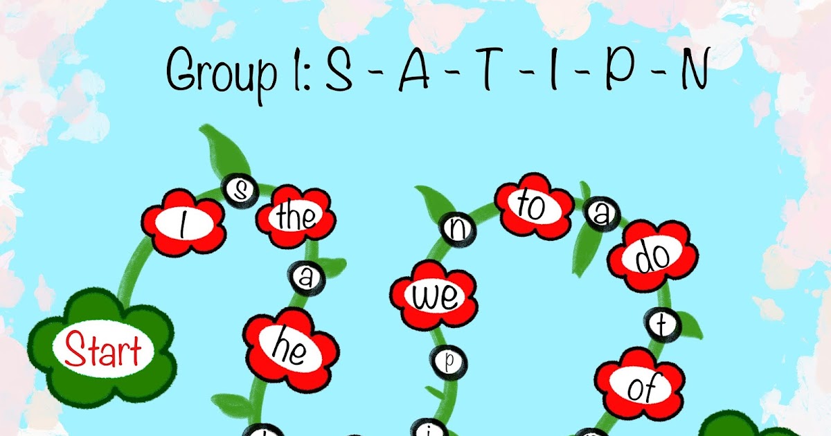 English for children: Jolly phonics game