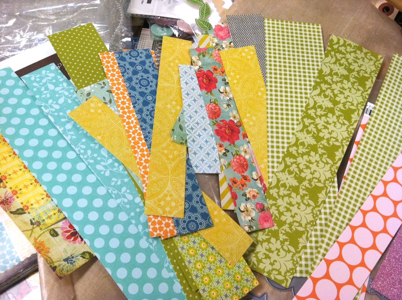 Mish Mash Border Die Cut Strips..