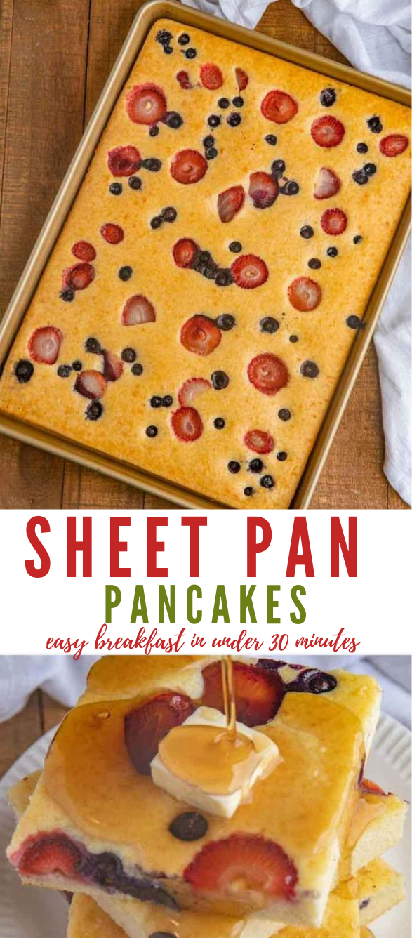SHEET PAN PANCAKES #cake #pancake