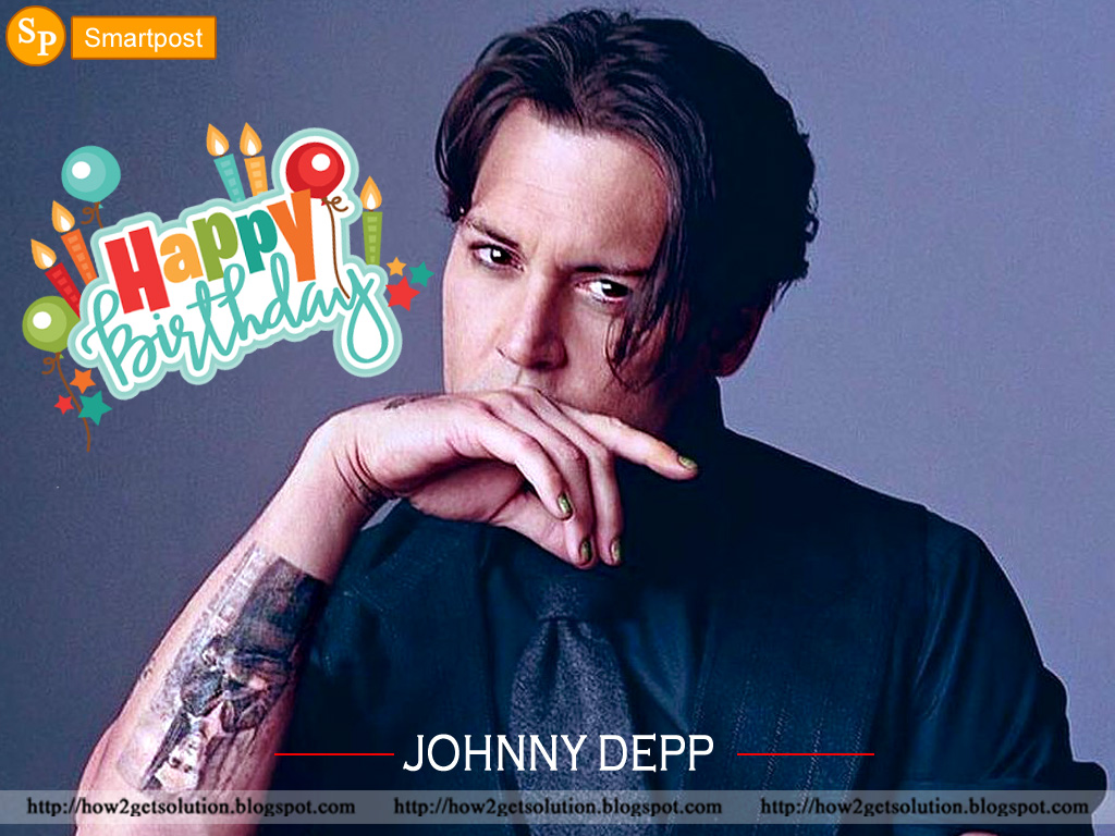 Happy Birthday Photo: Photo Download: Johnny Depp | Happy Birthday HD