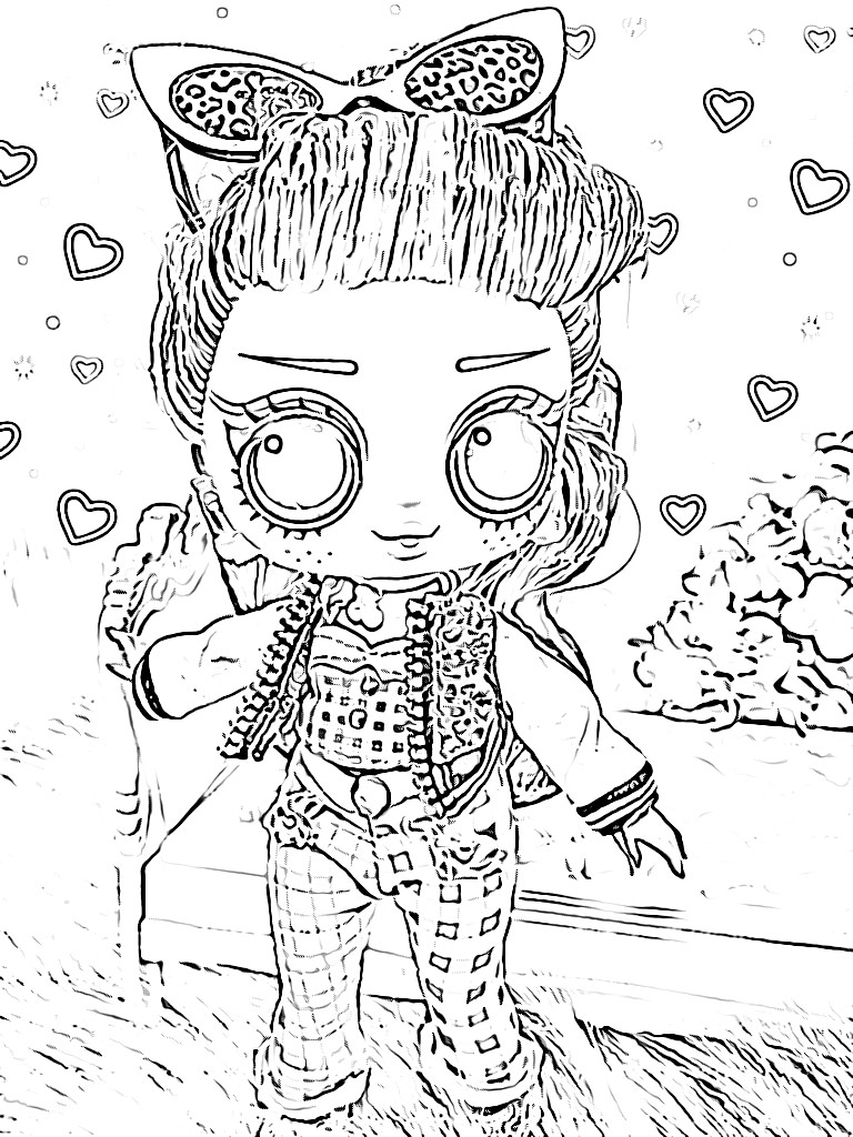 The Holiday Site: Coloring Pages of L.O.L Surprise! Tweens Fashion Doll