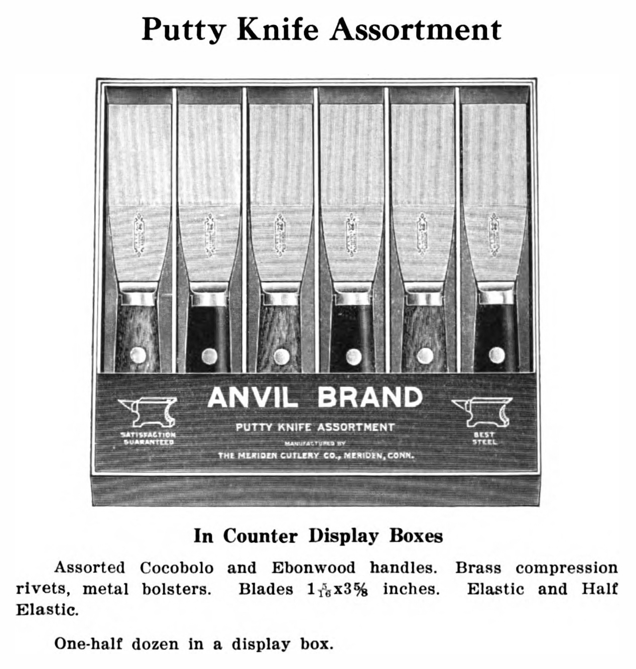 Trowel and Masonry Tool Collector Resource History of Meriden Cutlery Co.