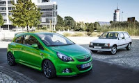 Opel Corsa OPC si Opel Corsa A