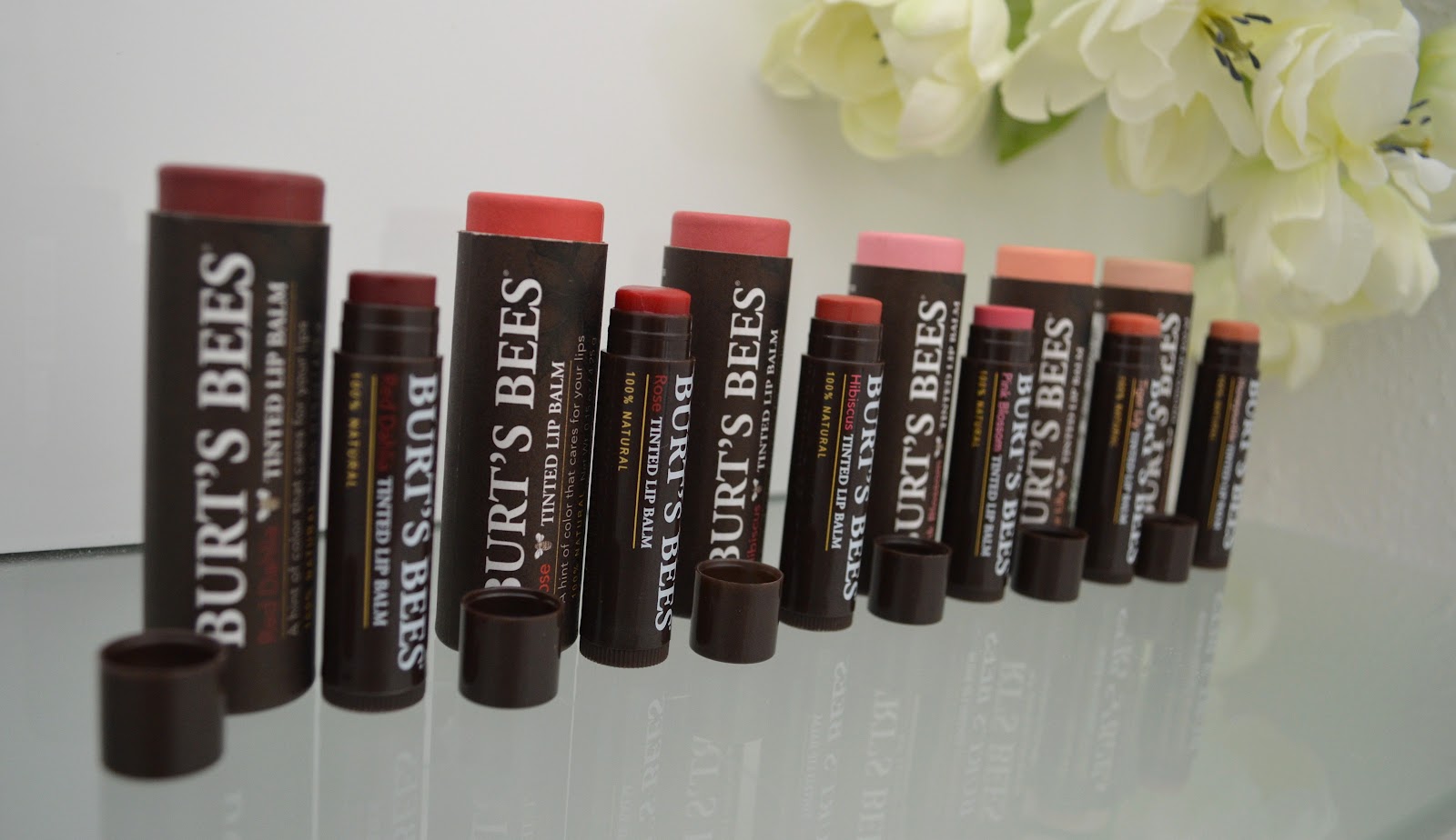 Jelly Q Burt's Bees Tinted Lip Balm Swatches