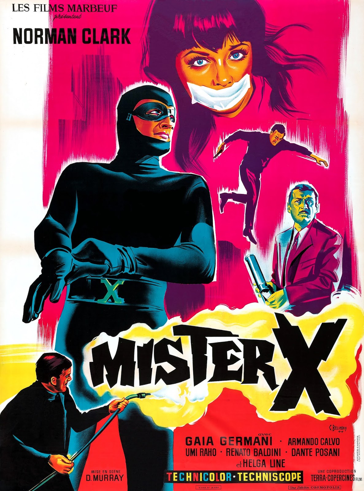 Mister X (1967) de Piero Vivarelli La Cinémathèque du Bis