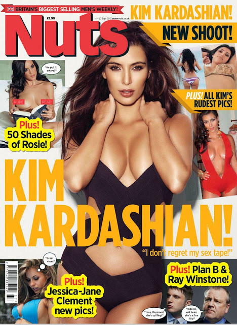 Kim Kardashian in Nuts Magazine Bikini Photos