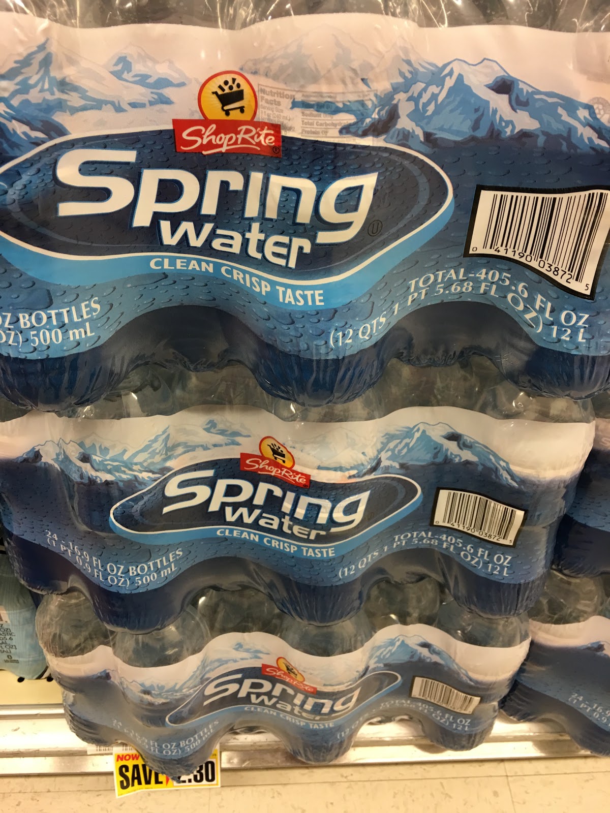 Do You Really Know What You're Eating? ShopRite Spring Water, bibimbap