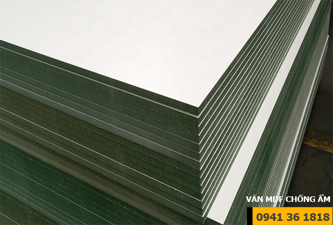 Ván MDF chống ẩm bề mặt trắng Ván MDF chống ẩm bề mặt trắng