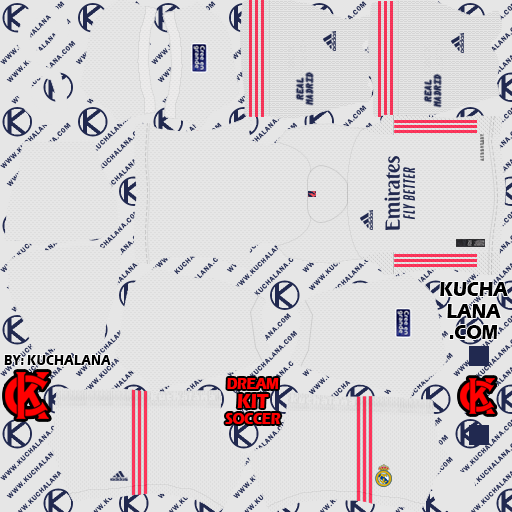 Real Madrid 2020-21 Kit - DLS20 Kits - Kuchalana