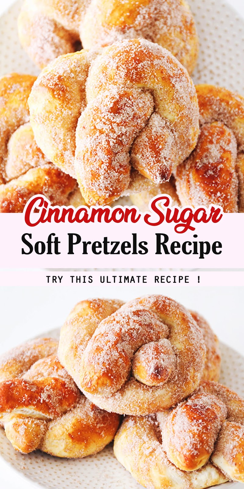Cinnamon Sugar Soft Pretzels Recipe - BEEMBLOO KITCHEN