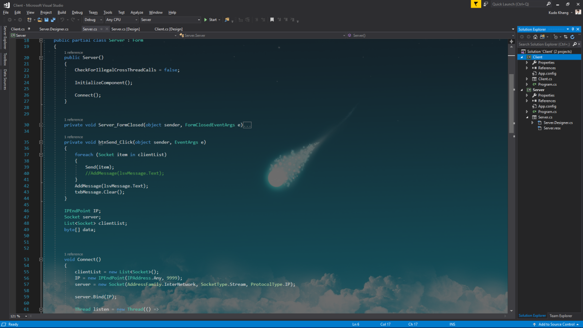Hãy cùng ngắm nhìn bức ảnh về màn hình nền trình soạn thảo Visual Studio đầy chuyên nghiệp và tinh tế, với nhiều lựa chọn màu sắc ấn tượng, giúp bạn tập trung và sáng tạo tối đa trên mỗi dòng code của mình.